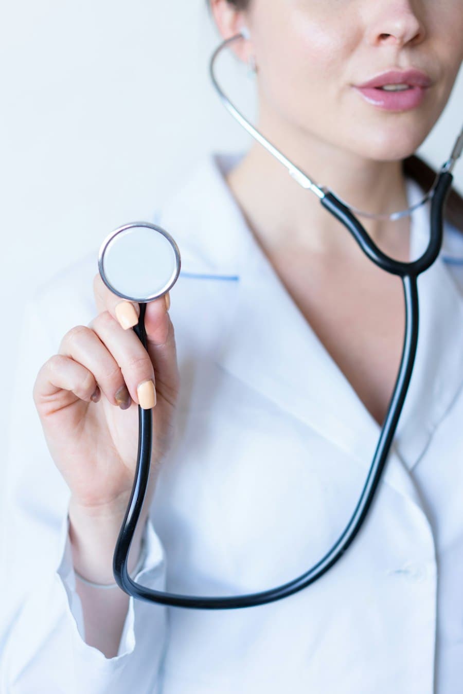 Doctor holding a stethoscope